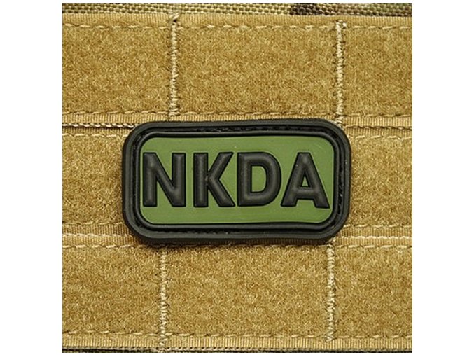 Nášivka KREV NKDA plast ZELENÁ