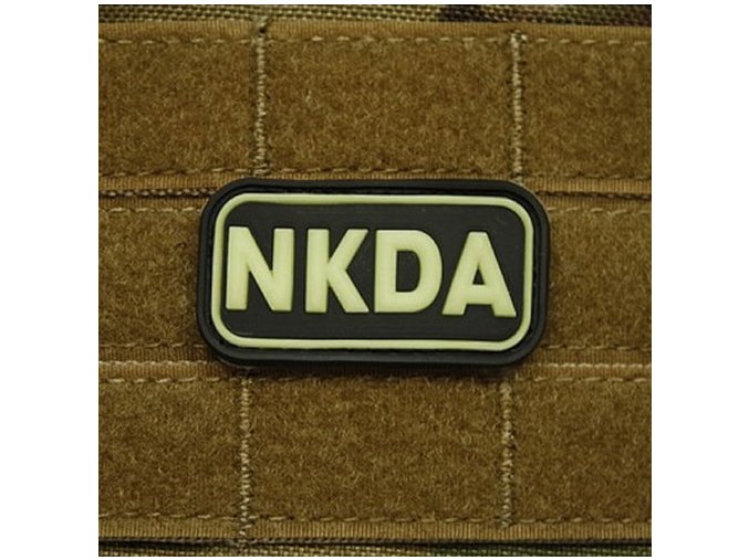 Nášivka KREV NKDA plast GLOW IN THE DARK