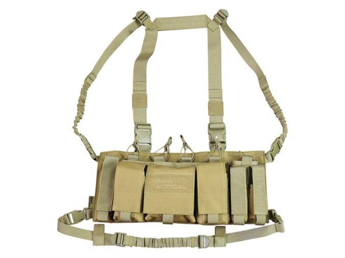 Vesta taktická TROJAN CHEST RIG COYOTE