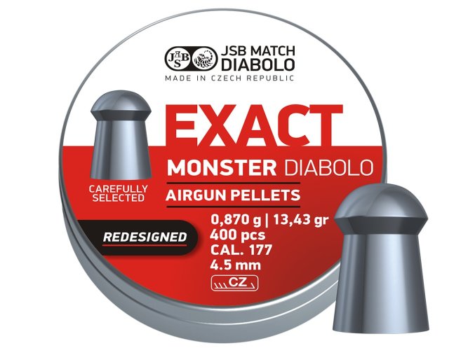 Diabolo JSB Exact Monster Redesigned 400ks cal.4,52mm
