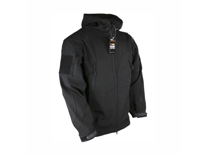 Bunda softshell TACTICAL PATRIOT ČERNÁ