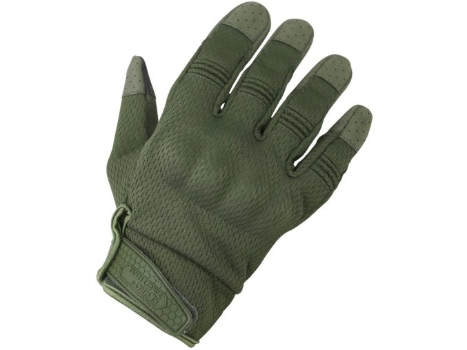 Rukavice taktické RECON s ochranou kloubů ZELENÉ