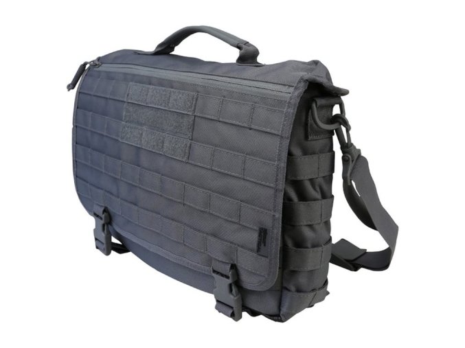 Taška přes rameno MESSENGER střední 20 litrů ŠEDÁ