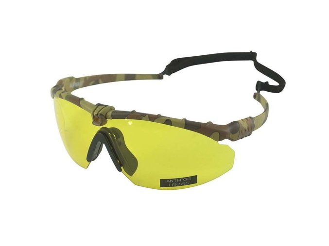 Brýle RANGER CAMO rám ŽLUTÁ skla