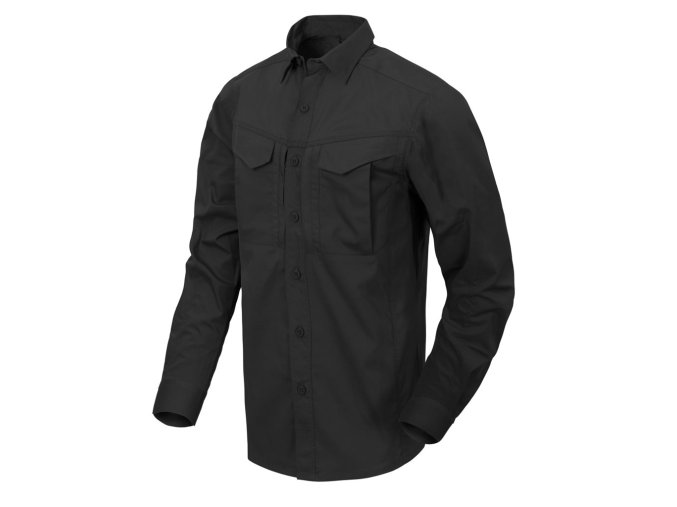 Košile DEFENDER Mk2 dlouhý rukáv ČERNÁ