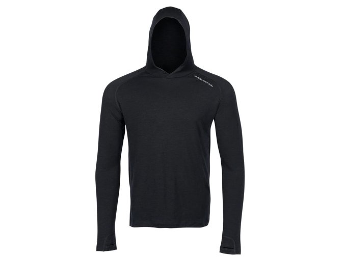 Mikina funkční LOCHSA MERINO ČERNÁ