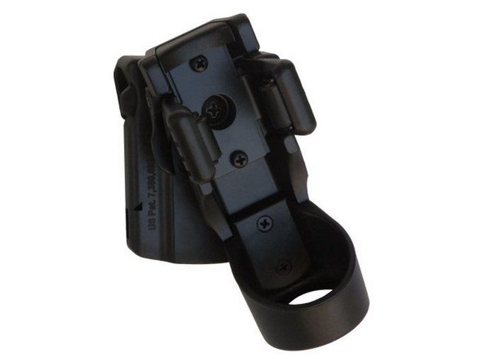Pouzdro pro svítilnu univerzální plastové ČERNÉ 34mm