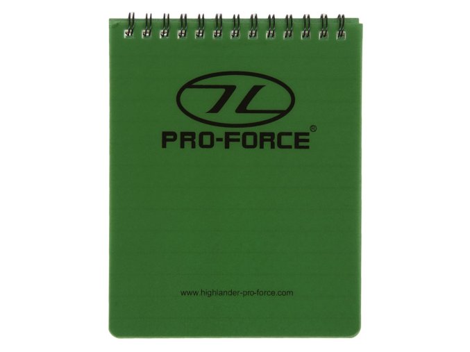 Blok/zápisník voděodolný kroužkový linkovaný 50 listů