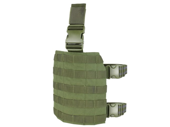 Panel stehenní MOLLE DROP LEG - ZELENÝ