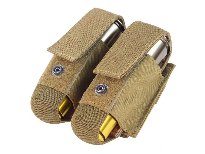 Sumka MOLLE na dva 40mm granát. náboje COYOTE BROWN