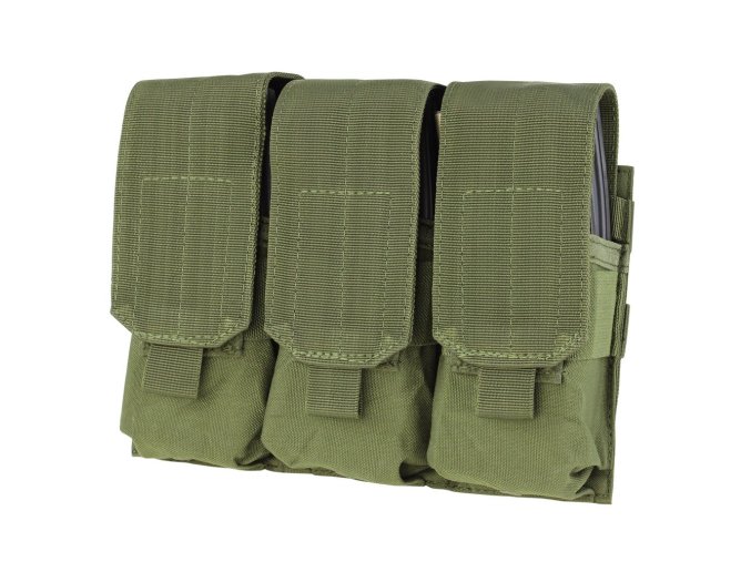 Sumka MOLLE na zásobníky 3xM16 ZELENÁ