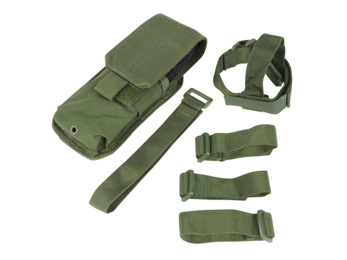 Sumka MOLLE na zásobník M16 k pažbě ZELENÁ