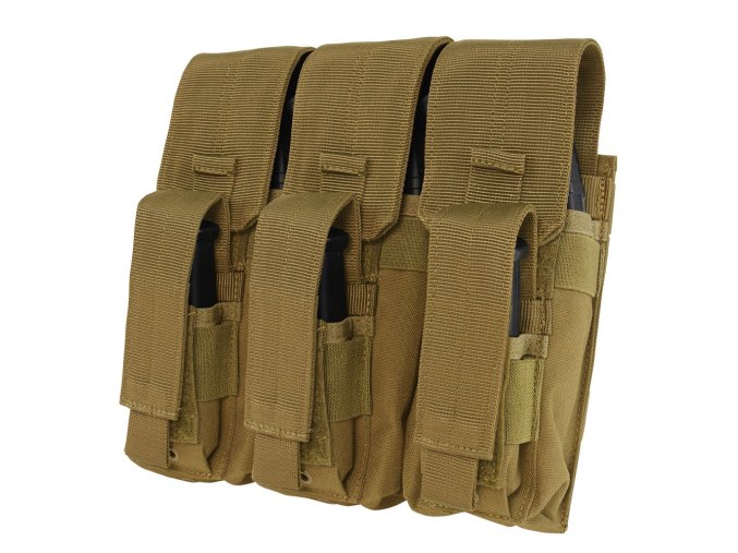 Sumka KANGAROO na 3 zásobníky AK COYOTE BROWN