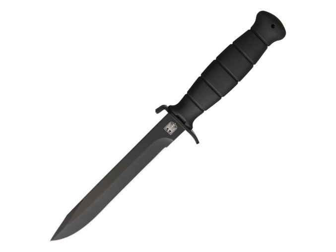Nůž s pevnou čepelí FIGHTER s pouzdrem ČERNÝ