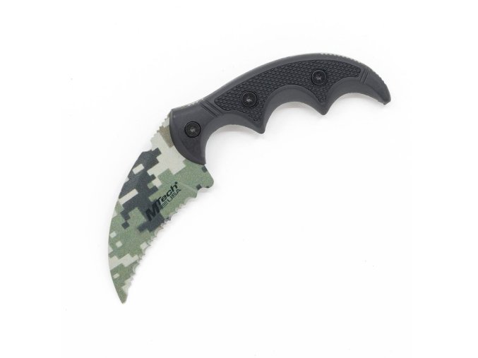 Nůž KARAMBIT zoubkované ostří DIGITAL