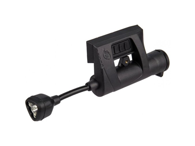 Svítilna na helmu CHARGE MPLS 3 barvy + IR LED ČERNÁ