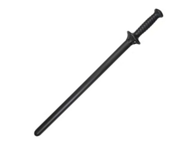 Obušek přímý s ochranným štítem 63 cm ČERNÝ