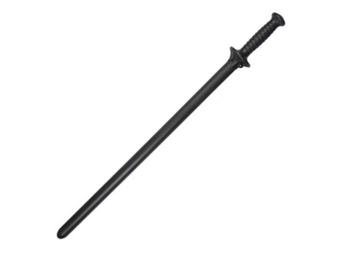 Obušek přímý s ochranným štítem 73 cm ČERNÝ