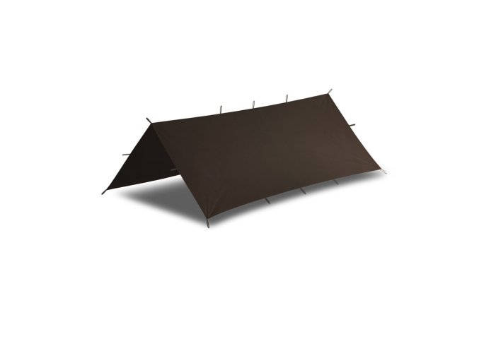Plachta bivakovací SUPERTARP® malá EARTH BROWN