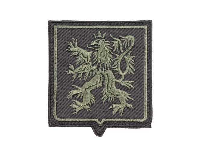Nášivka ČESKÝ LEV bojová velcro