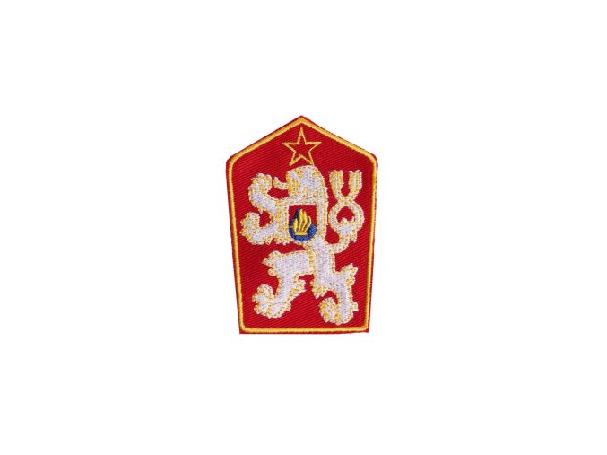 Nášivka LEV ČSSR malá BAREVNÁ