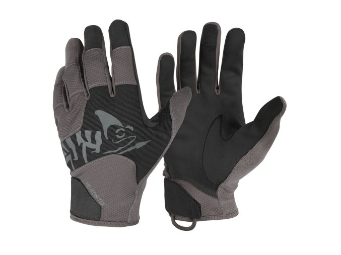 Rukavice ALL ROUND taktické ČERNO/ŠEDÉ