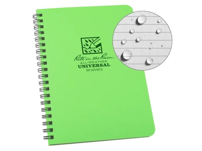 Blok voděodolný spirálový Universal 4 5/8"x7" HI VIS