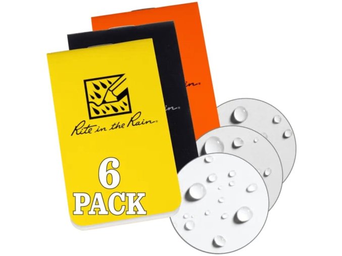Bloček voděodolný CARD On-The-Go mix barev 6-kusů