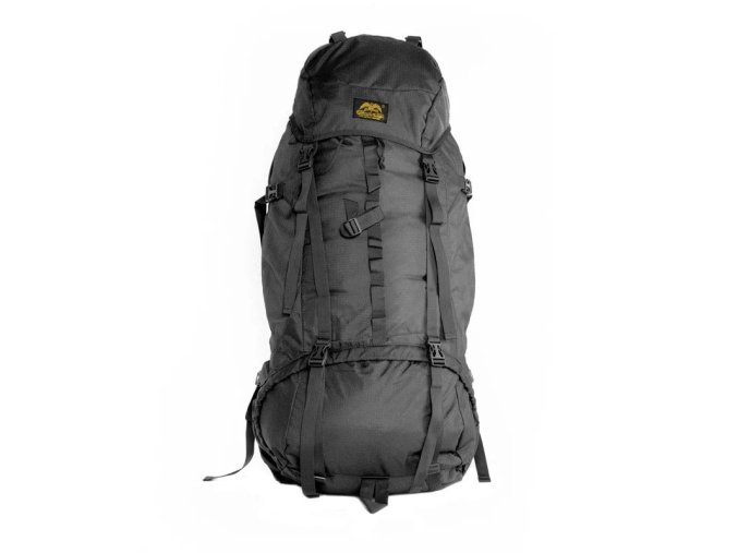 Batoh TREKKING XXL s výztuží 104l ČERNÝ