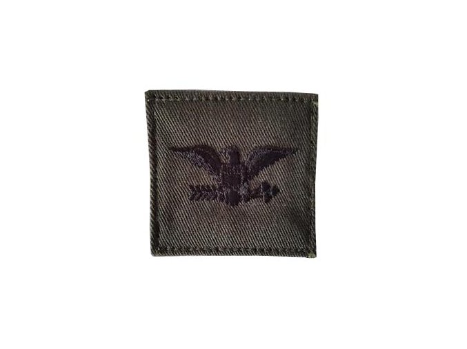 Nášivka hodnosti VELCRO COLONEL ZELENÁ