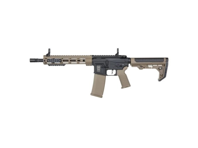 Puška airsoft AEG M4 CARBINE RL M-LOK (SA-F05) ČERNÁ/PÍSKOVÁ