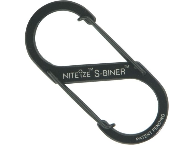 Karabina S-Biner #3 / 6,5cm ČERNÁ
