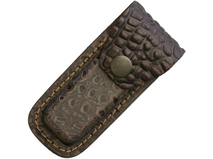 Pouzdro opaskové CROCODILE na zavírací nůž KOŽENÉ