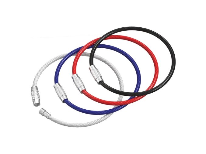 Kabel se zámkem 4 kusy BAREVNÝ