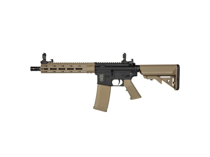 Puška airsoft AEG M4 CARBINE M-LOK (SA-F03) ČERNÁ/PÍSKOVÁ