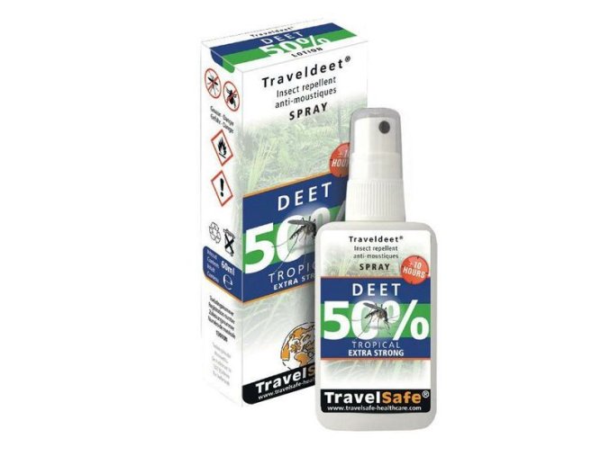 Repelent proti hmyzu 50% DEET Traveldeet