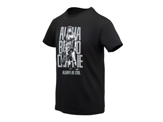Triko ALFA BRAVO CHARLIE ČERNÉ
