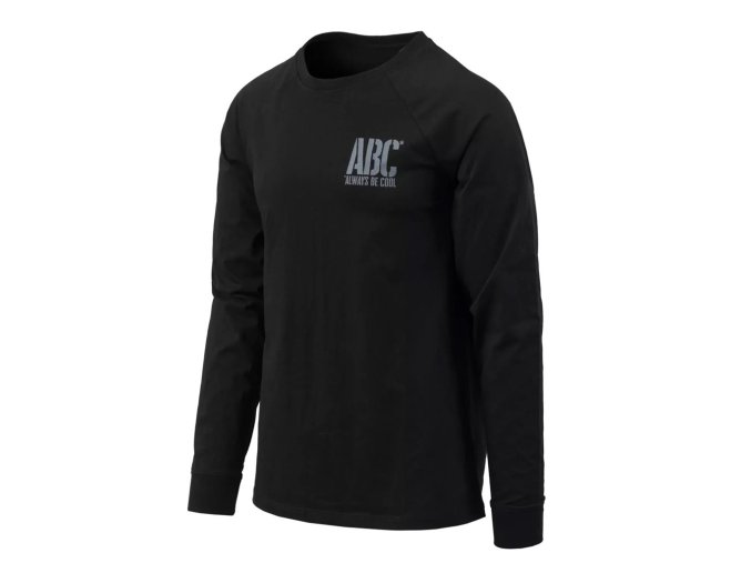 Triko ALWAYS BE COOL s dlouhým rukávem ČERNÉ
