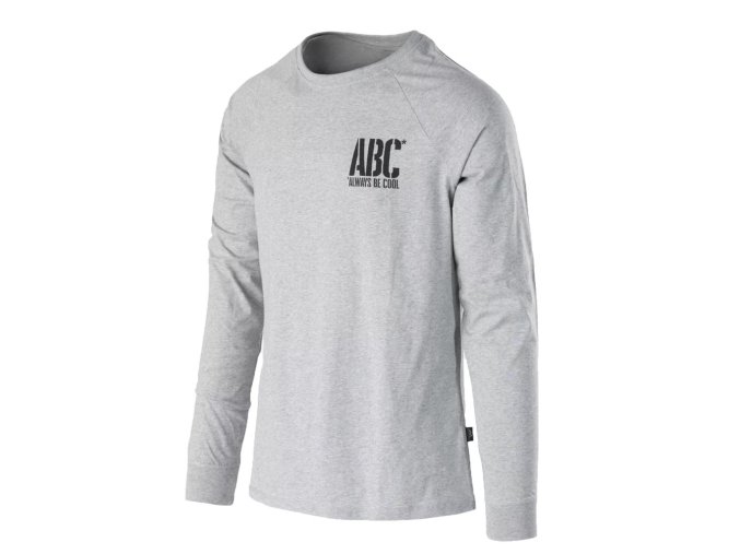 Triko ALWAYS BE COOL s dlouhým rukávem ŠEDÁ MELANŽ