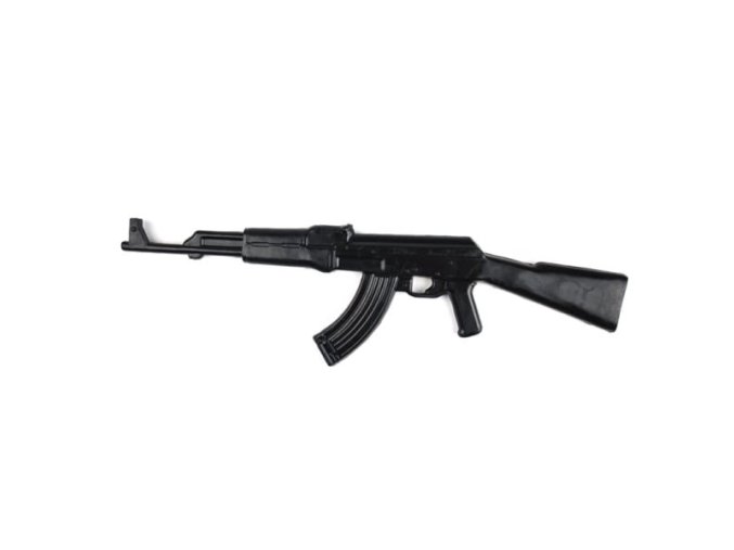Maketa samopal cvičný AK-47 gumový ČERNÝ