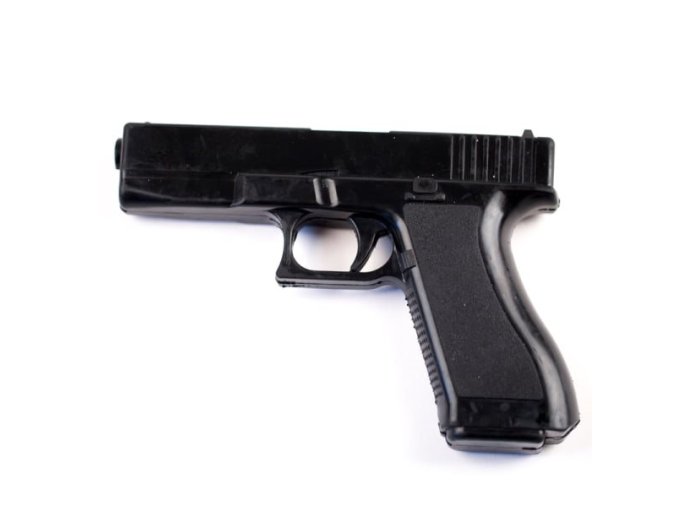 Maketa pistole cvičná GLOCK gumová ČERNÁ