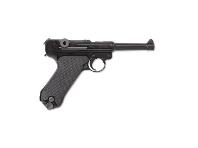 Pistole airsoft WE P08 S GAS BLOWBACK - BB 6 mm