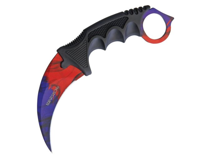 Nůž KARAMBIT pevná čepel BAREVNÝ