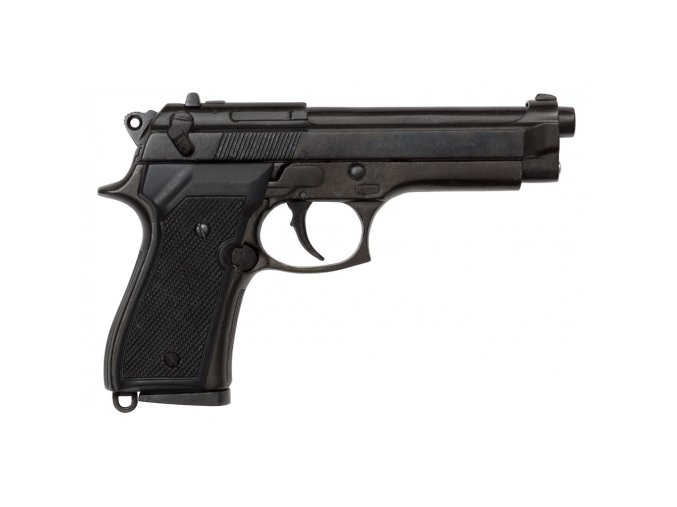 Pistole Beretta 92 Itálie 1975 - dekorační replika