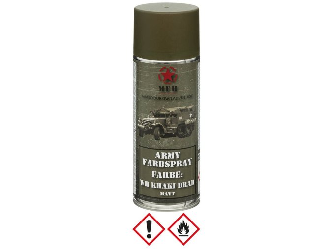 Barva ARMY ve spreji 400ml MATT WH KHAKI DRAB