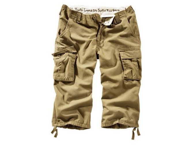 Tříčtvrťáky TROOPER LEGEND 3/4 KHAKI