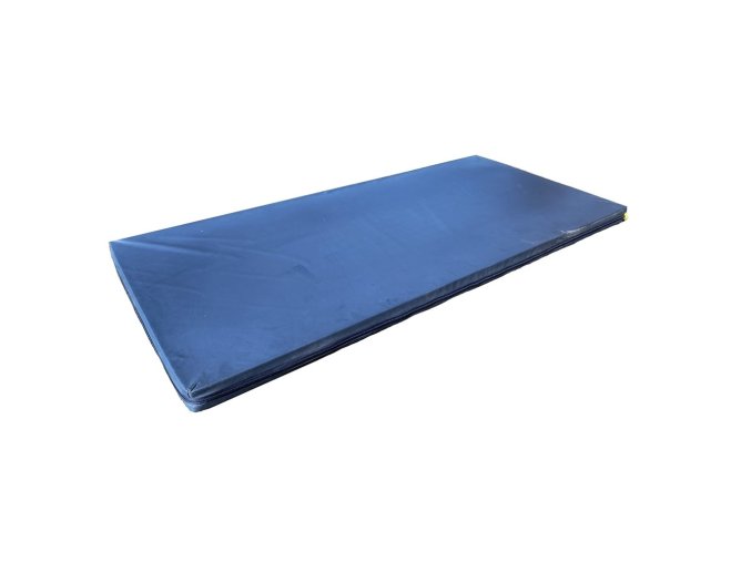 Matrace molitonavá odpočinková s potahem 200 x 90 x 7,5cm MODRÁ použitá