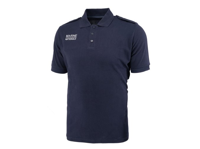 Polokošile s krátkým rukávem MARINE NATIONALE MODRÁ