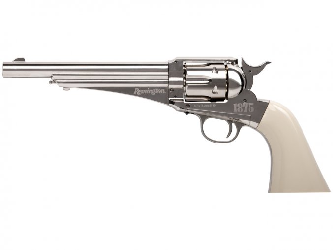 Vzduchový revolver Crosman Remington 1875 silver