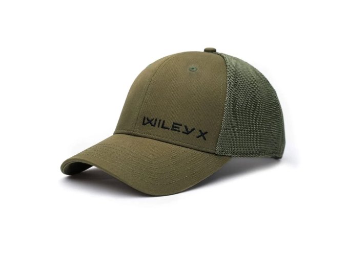Čepice baseball WILEY X ZELENÁ horizontální logo